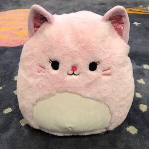 CELENIA FUZZAMALLOW 12” SQUISHMALLOW - Pink Cat Plush Toy